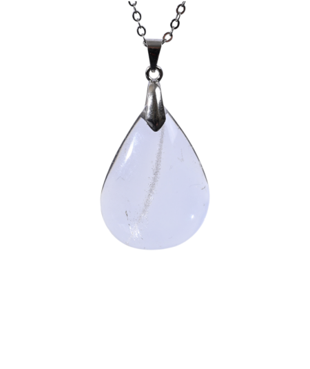 Cristal de Roche - Pendentif Goutte