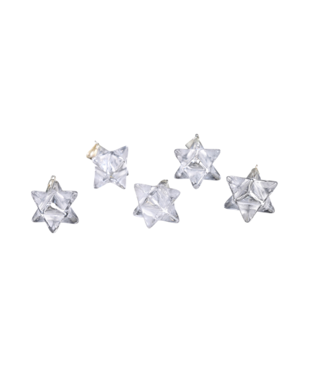 Cristal de Roche - Pendentif Merkaba