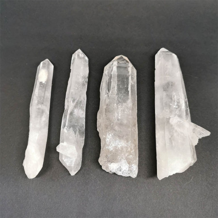 Cristal de Roche - Quartz Laser - Pointe Brute - Grand Modèle)
