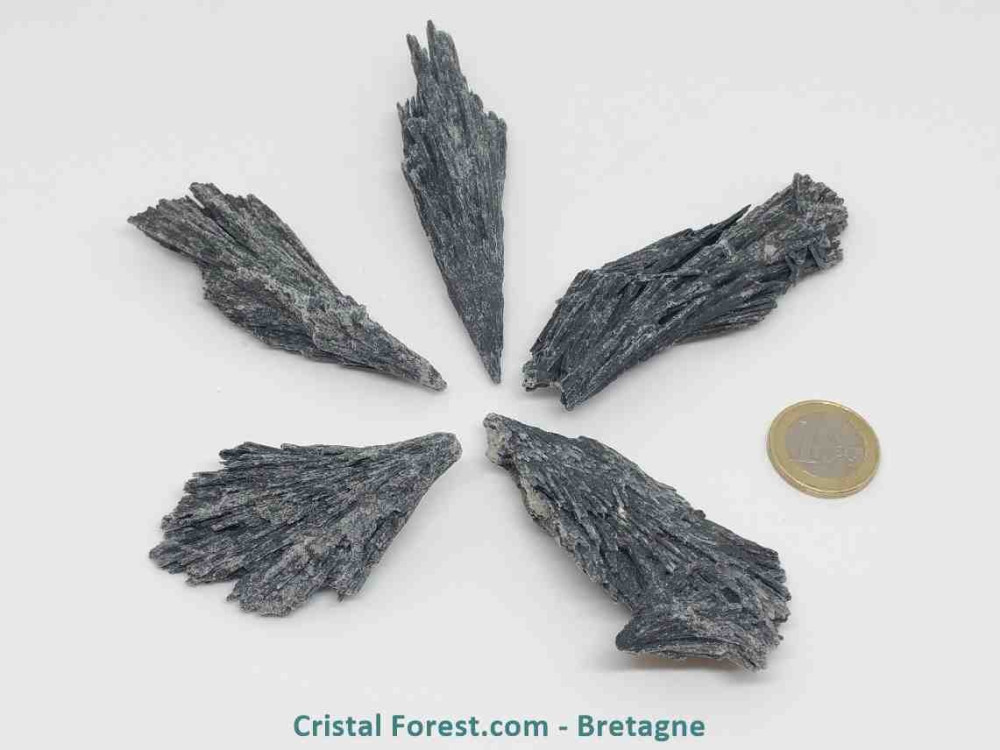 Cyanite Noire (Kyanite Ou Disthène) - Pierre Brute