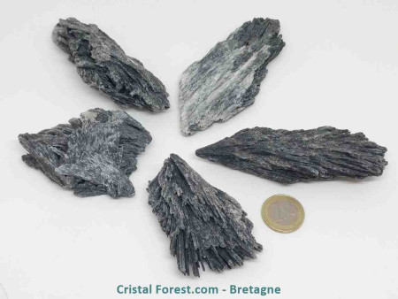 Cyanite Noire (Kyanite Ou Disthène) - Pierre Brute