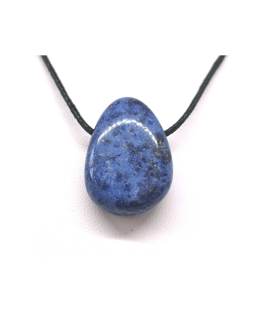 Dumortiérite - Pendentif Pierre Percée