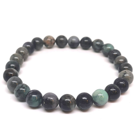 Émeraude (Béryl Vert) - Bracelet Boules 8 mm