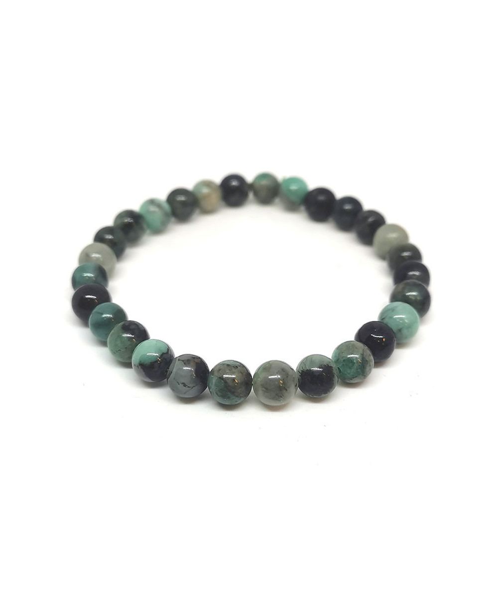 Émeraude (Béryl Vert) - Bracelet Boules