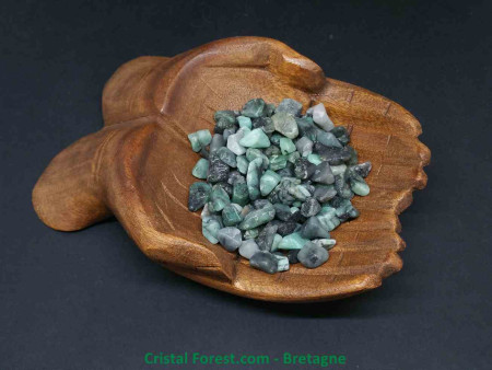Émeraude (Béryl Vert) - Mini Pierres Roulées - Sachet 200 gr