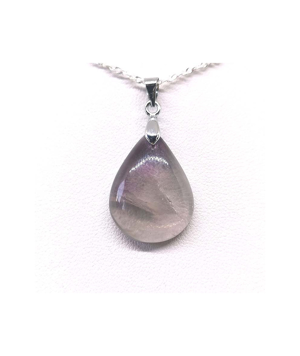 Fluorite (Fluorine) - Pendentif Bélière - Cabochon