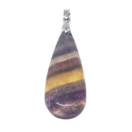 Fluorite (Fluorine) - Pendentif Bélière - Cabochon