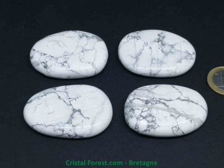 Howlite - Galet Plat