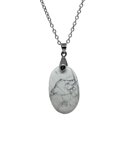Howlite - Pendentif Bélière