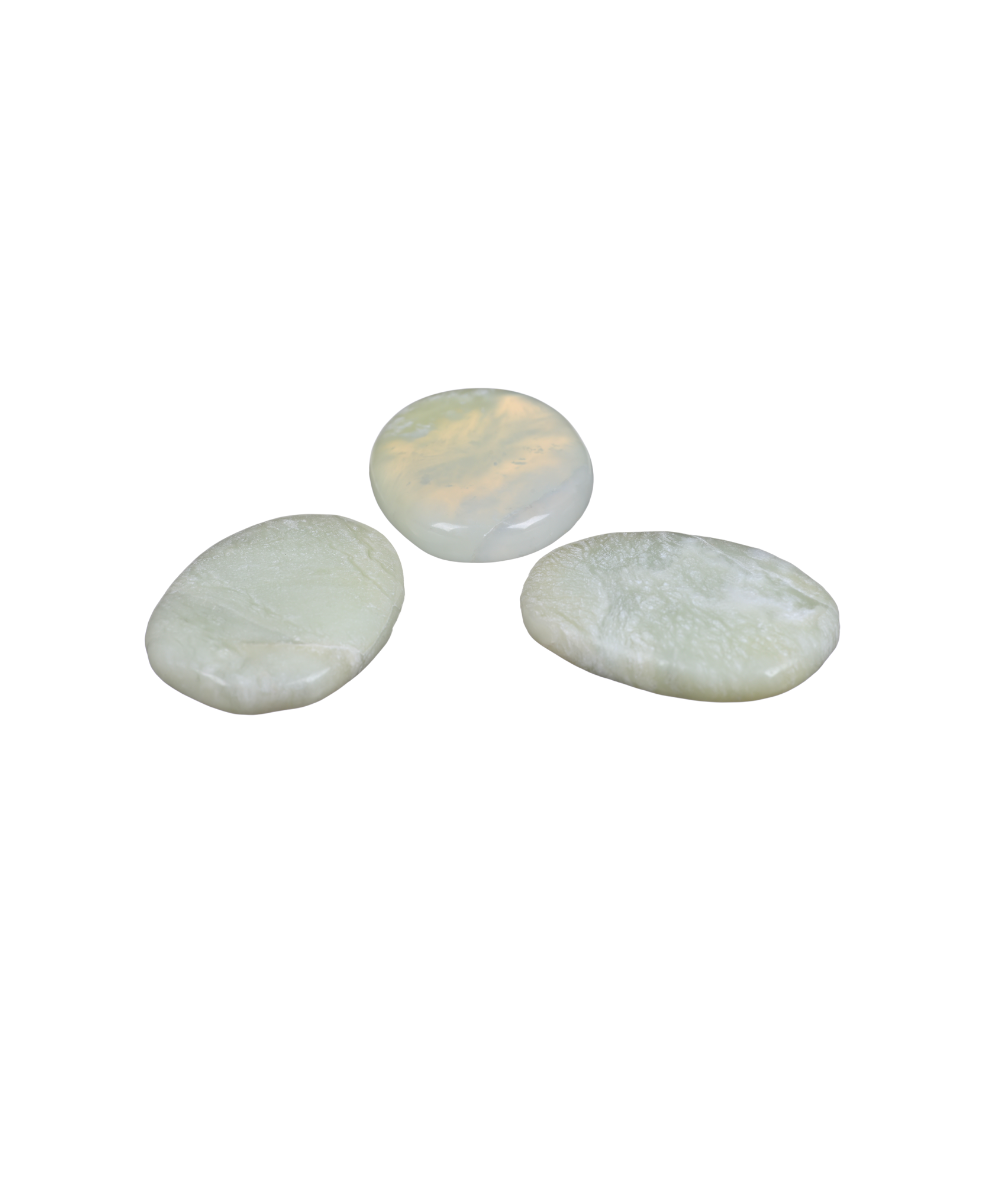 Jade De Chine - Galet Plat