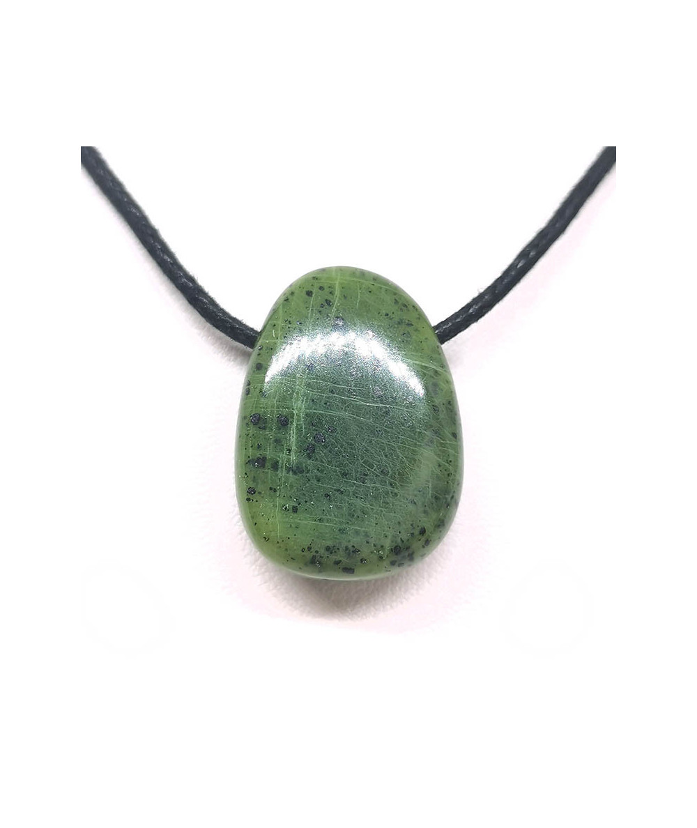 Jade Néphrite - Pendentif Pierre Percée