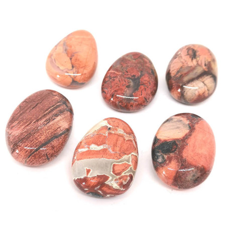 Jaspe Breschia (Brechiforme) - Pendentif Pierre Percée