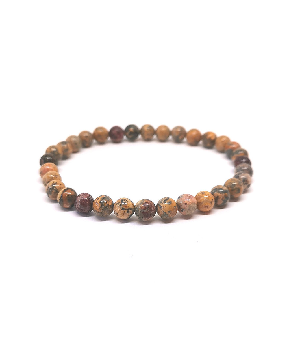 Jaspe Léopard - Bracelet Boules