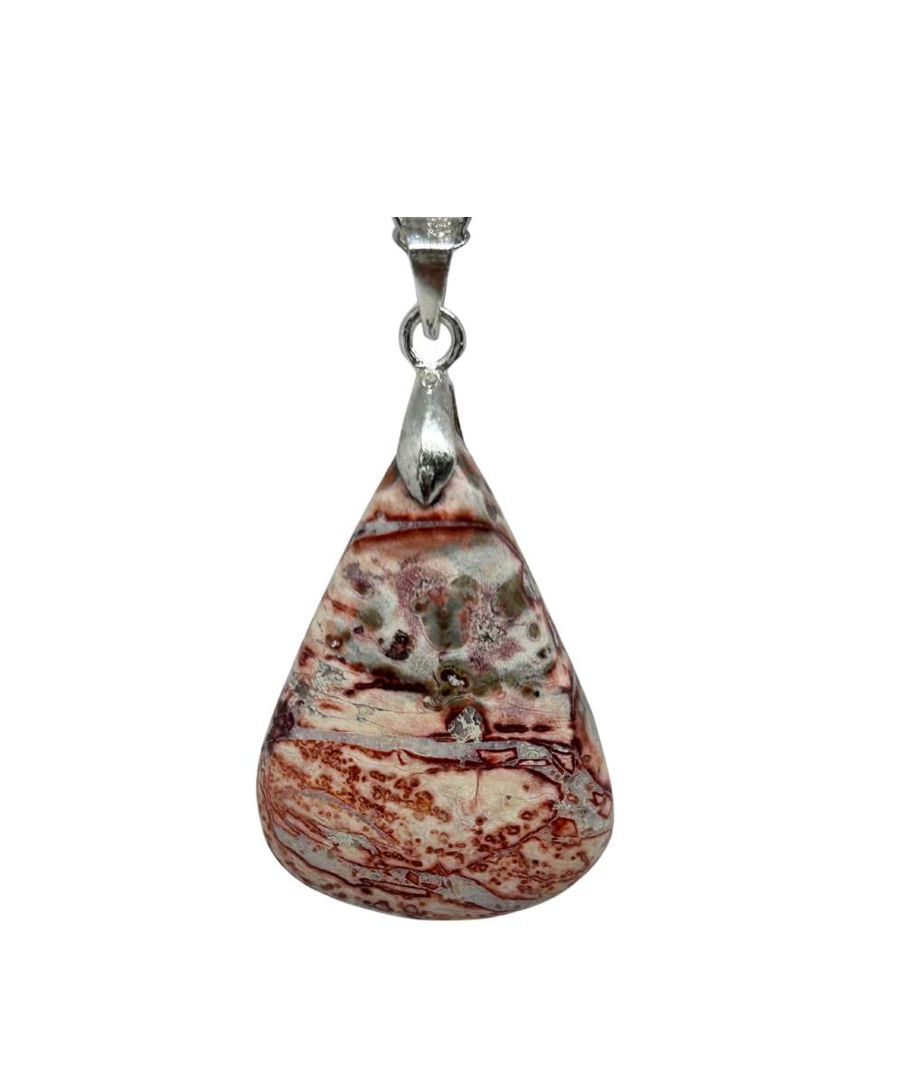 Jaspe Léopard - Pendentif Bélière