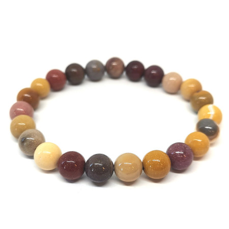 Jaspe Mokaïte - Bracelet Boules