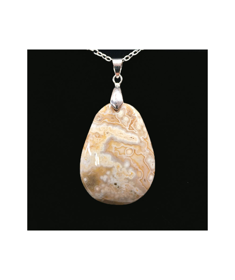 Jaspe Océan (Orbiculaire) - Pendentif Bélière