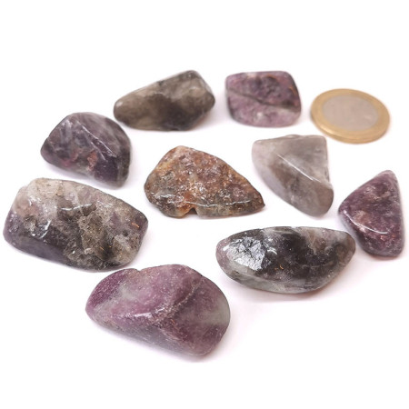 Lépidolite (Mica) - Pierre Roulée