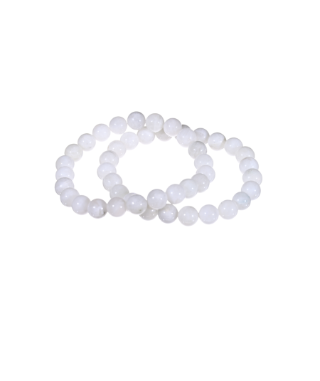 Labradorite Blanche - Bracelet Boules