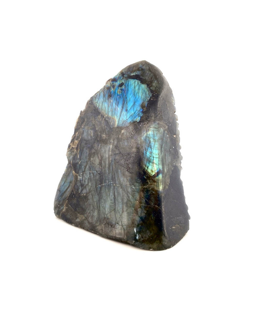 Labradorite – Bloc Semi-poli (1 Face Polie)