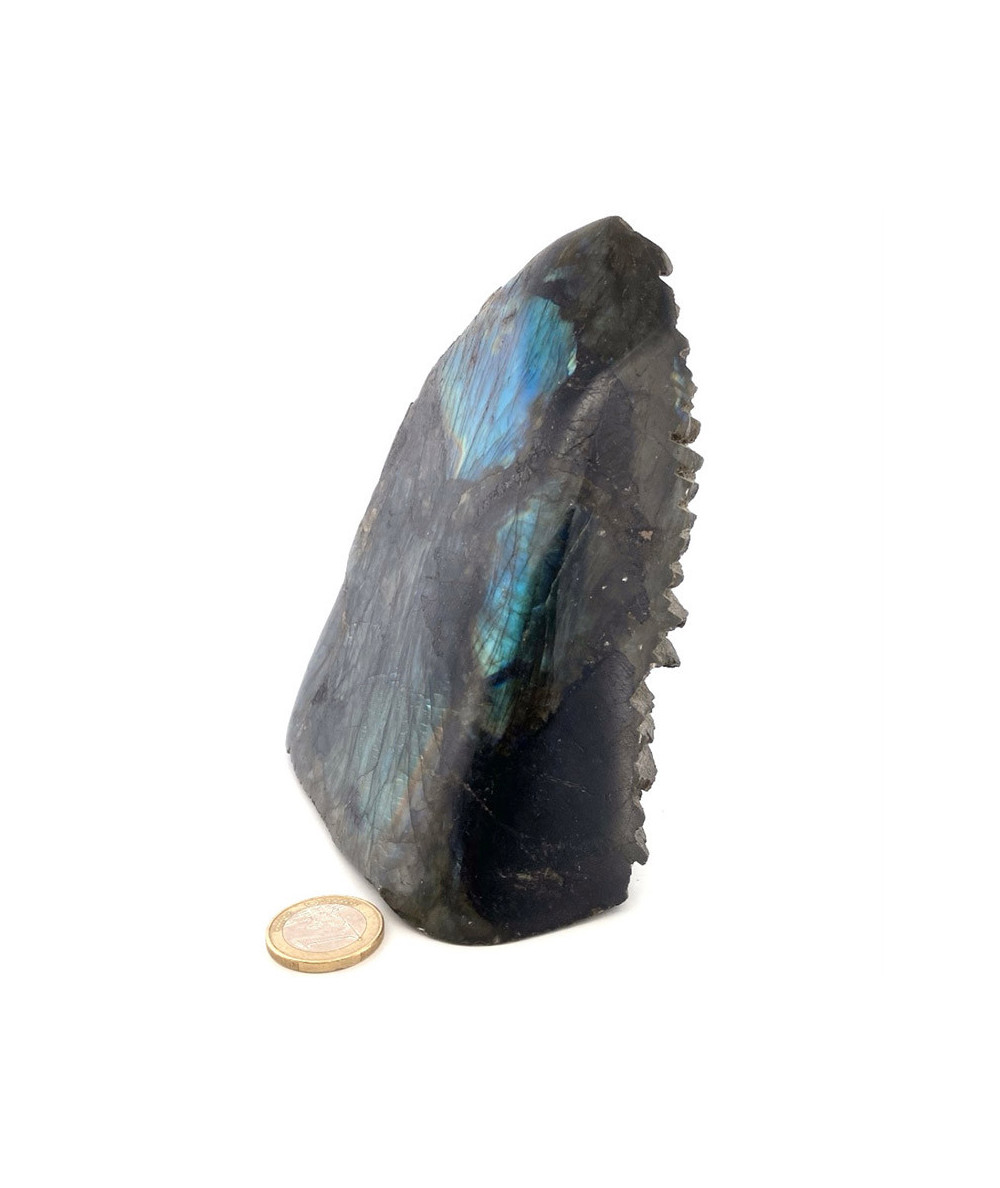 Labradorite – Bloc Semi-poli (1 Face Polie)