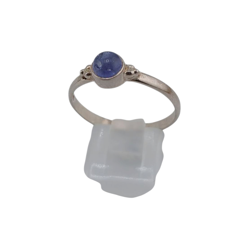 Bague argent en tanzanite