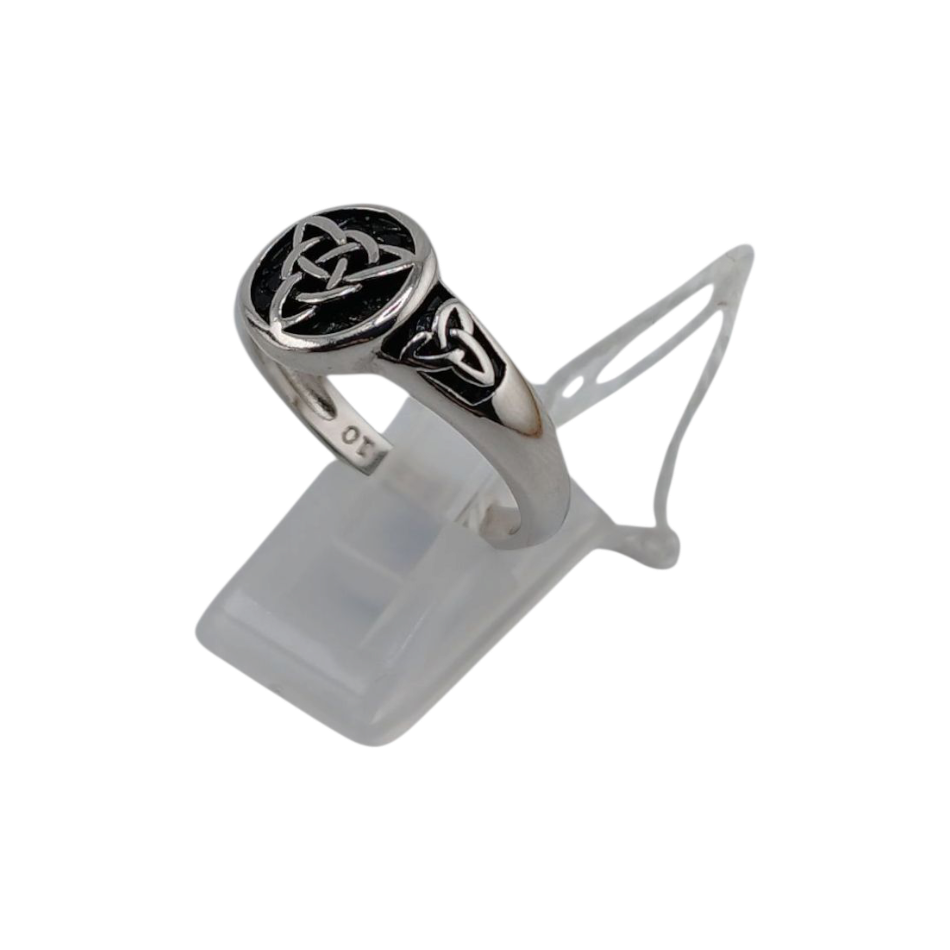 Bague Argent Triquetra