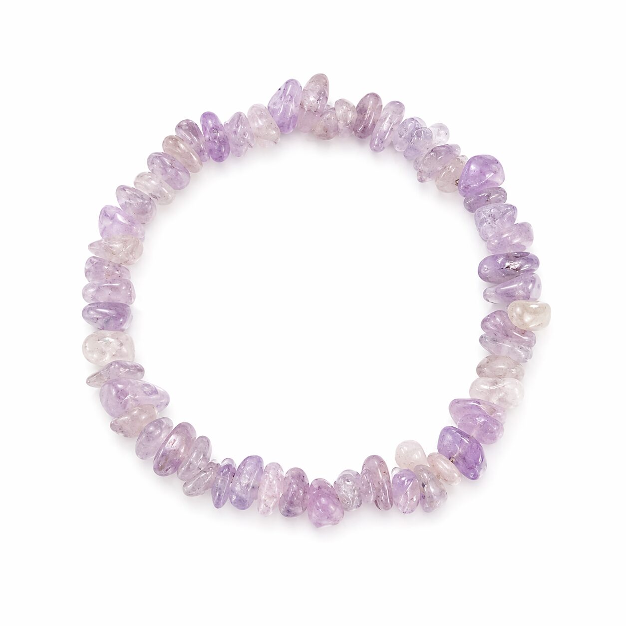 Bracelet baroque de Quartz lavande
