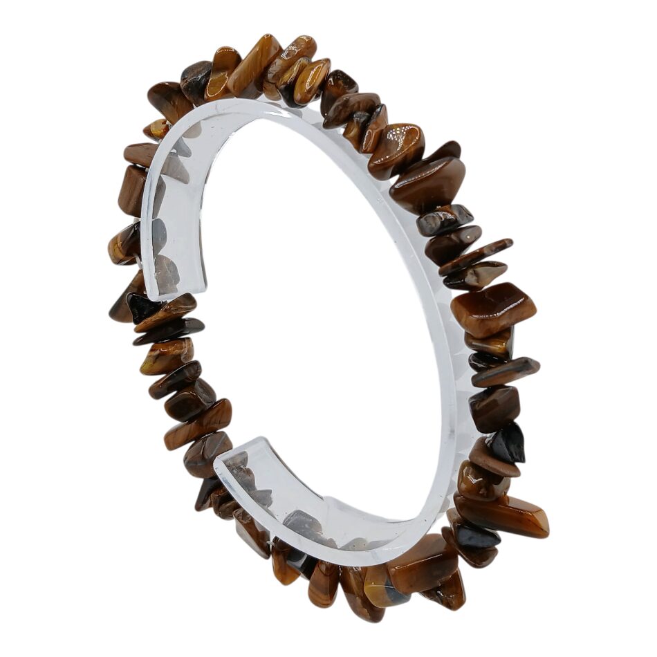 Bracelet baroque en Œil de tigre