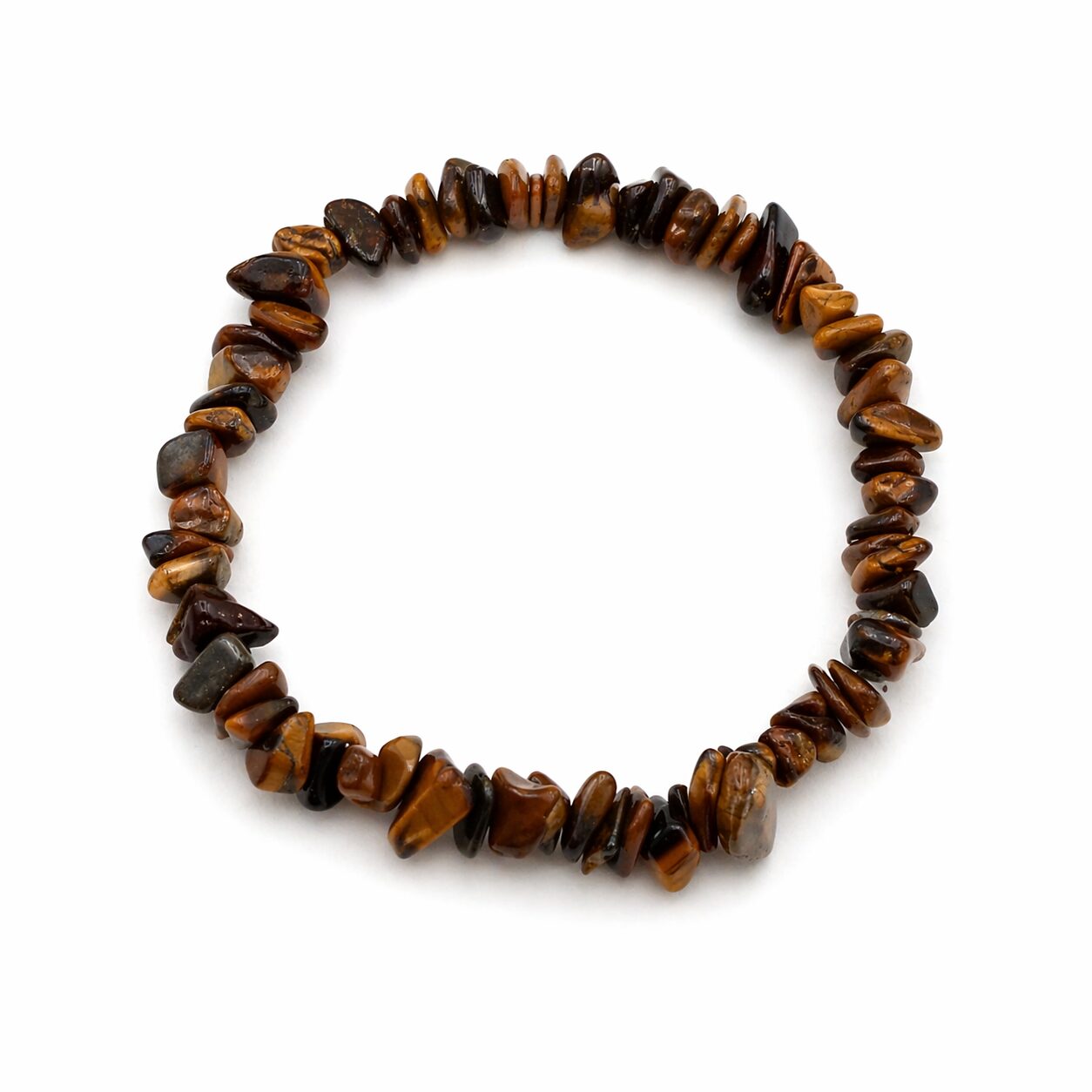 Bracelet baroque en Œil de tigre