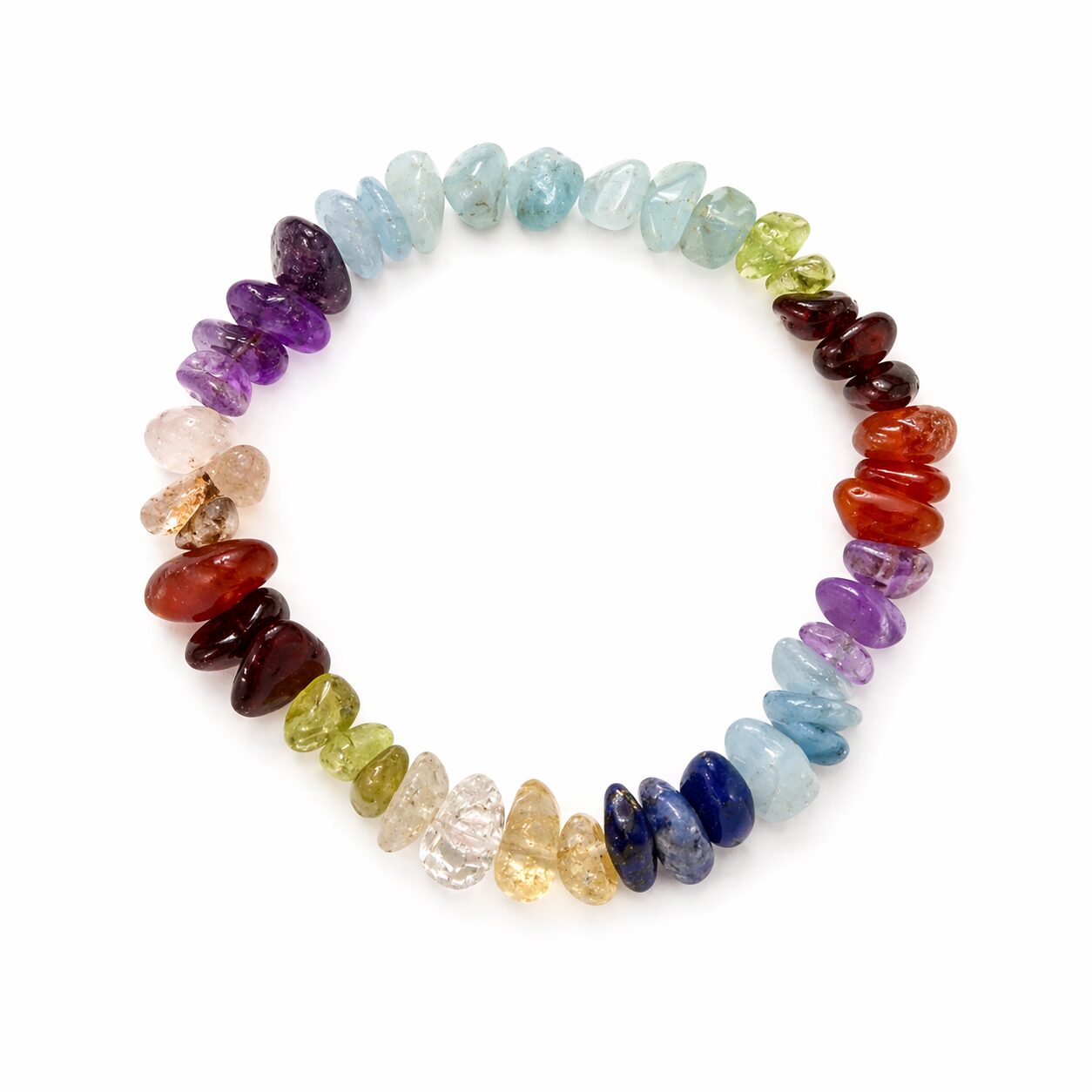 Bracelet baroque multi-pierres