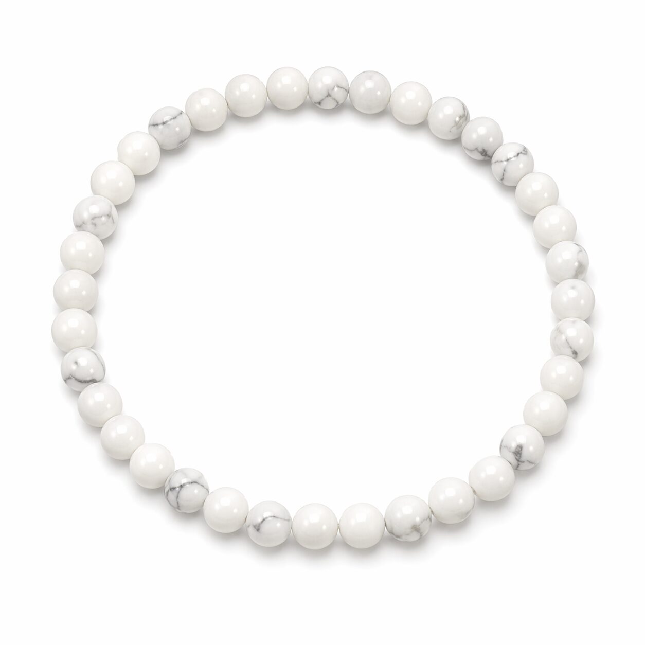 Bracelet boules 4mm – Howlite