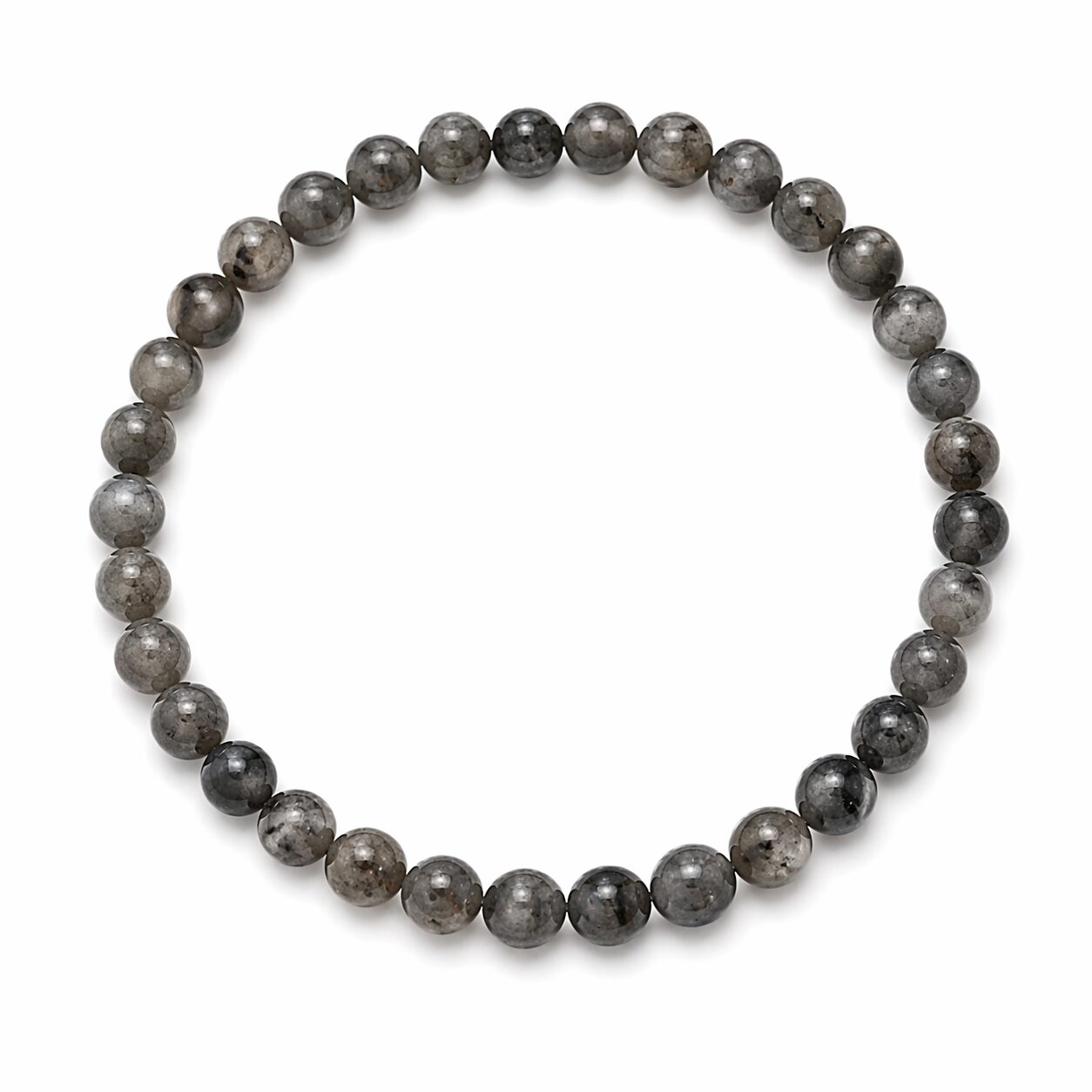 Bracelet boules 4mm – Larvikite