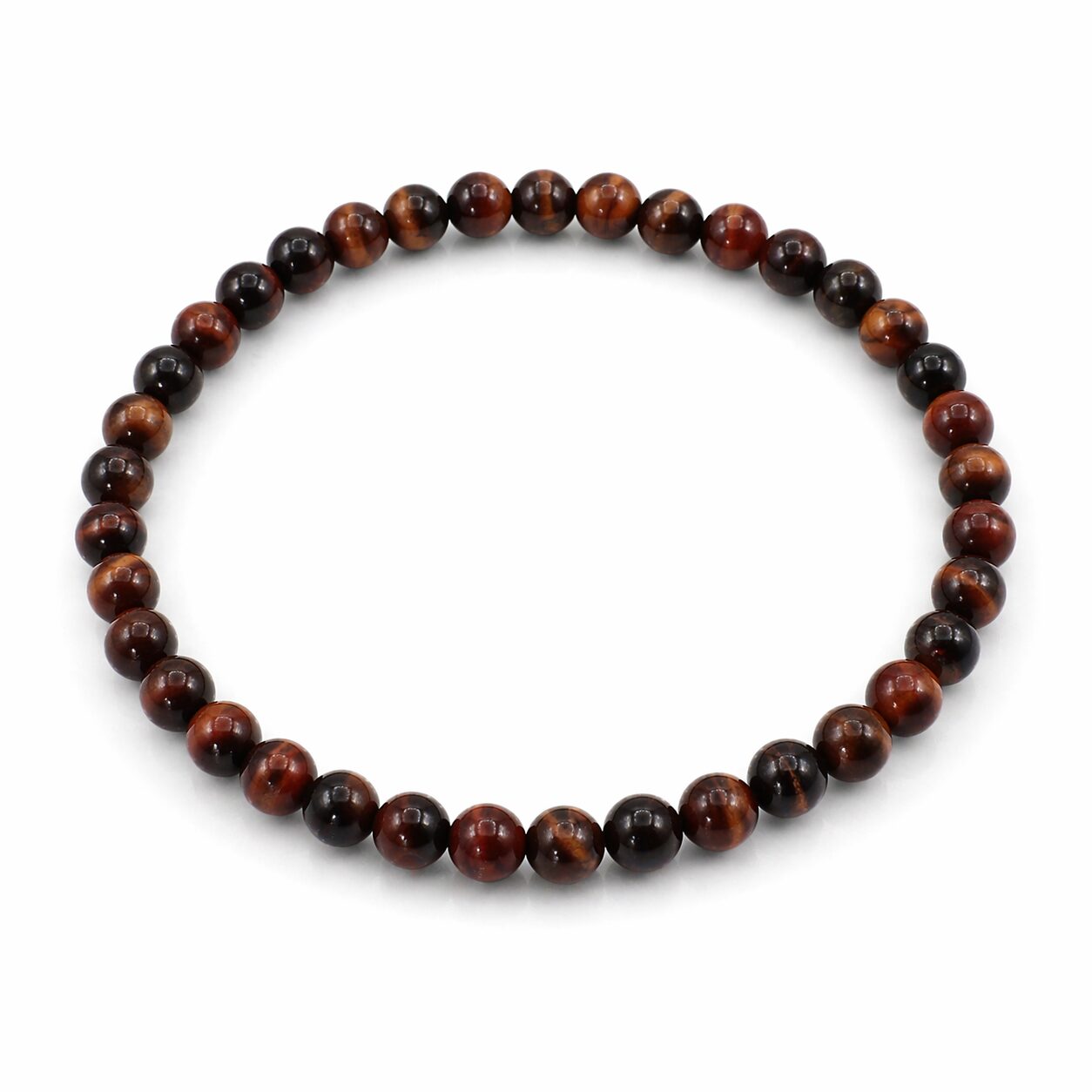 Bracelet boules 4mm – Œil de taureau