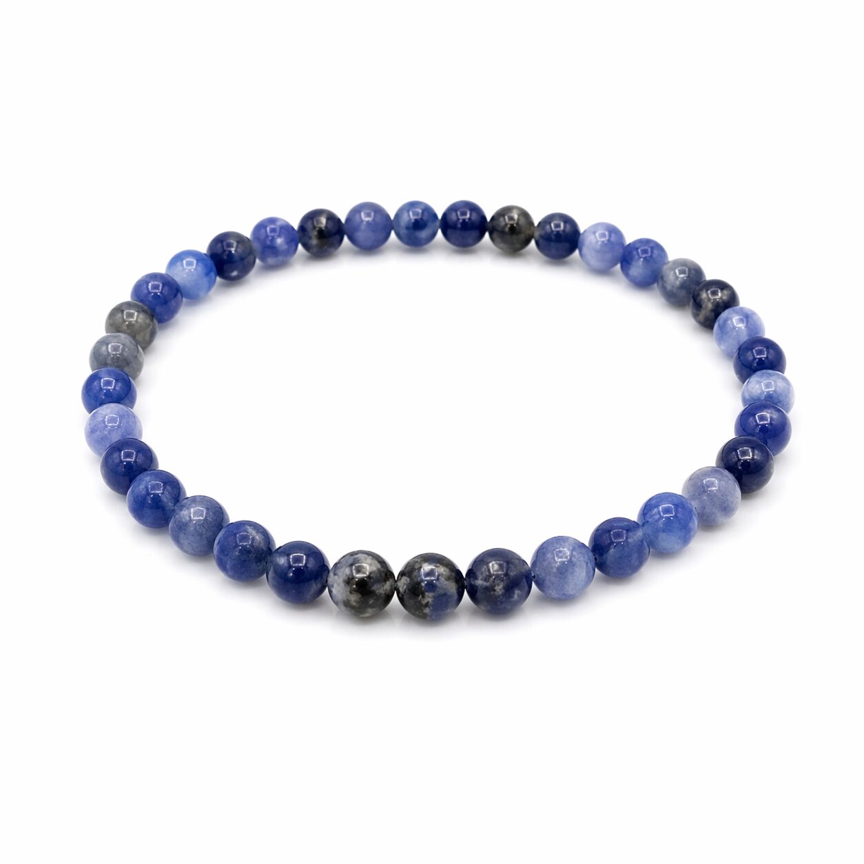 Bracelet Boules 4mm – Sodalite