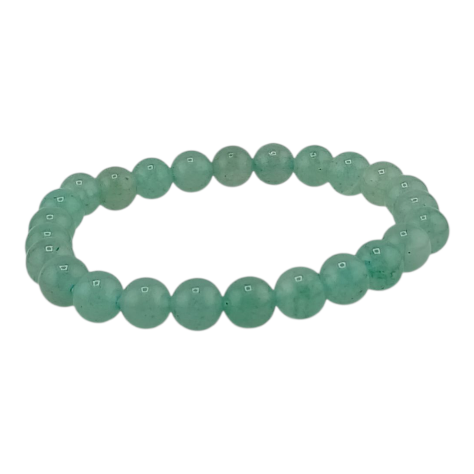 Bracelet boules enfant 6mm – Aventurine verte