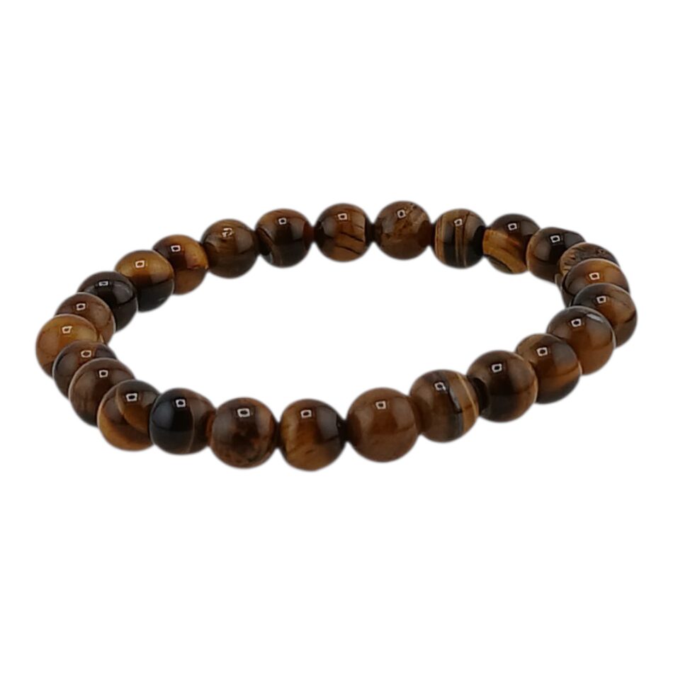 Bracelet boules enfant 6mm – Œil de tigre