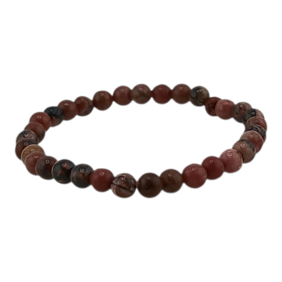 Bracelet boules enfant 6mm – Rhodonite