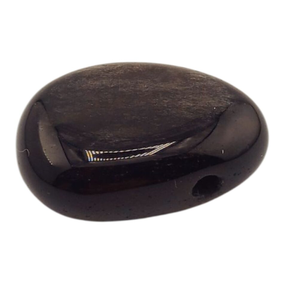 Pendentif d’Obsidienne dorée ou pierre du sorcier