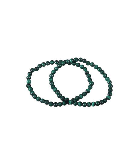 Malachite - Bracelet Boules Enfant