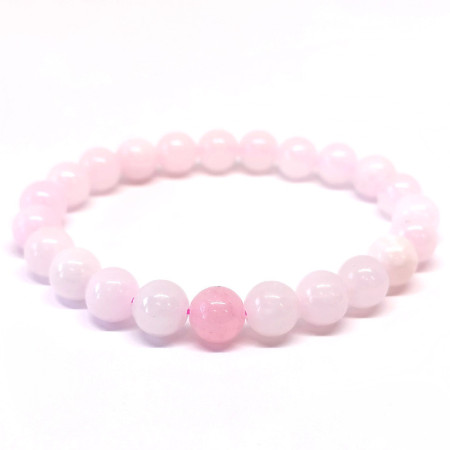 Mangano Calcite - Bracelet Boules 8 mm