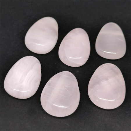 Mangano Calcite - Pendentif Pierre Percée
