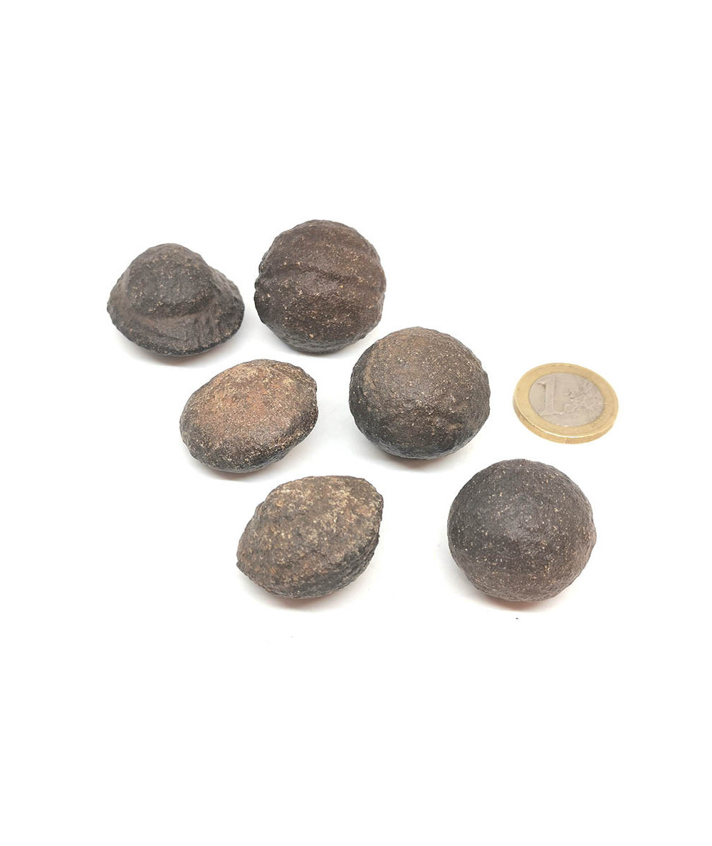 Moquis Balls (Moquis Marbles) - Pierre Brute - Paire