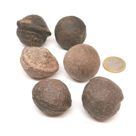 Moquis Balls (Moquis Marbles) - Pierre Brute - Paire