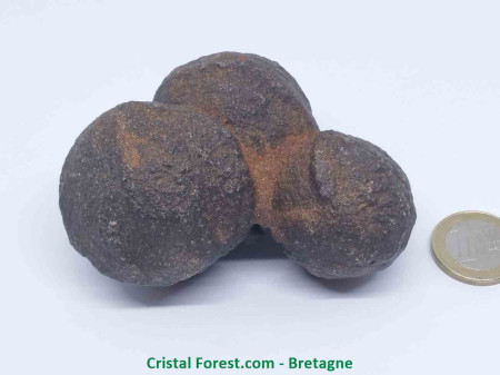 Moquis Balls (Moquis Marbles) - Pierre Brute - Polarité Positive (Masculin)