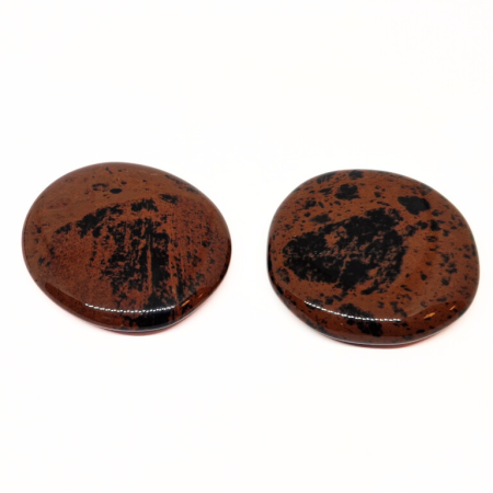 Obsidienne Acajou (Brune Ou Mahogany) - Galet Plat