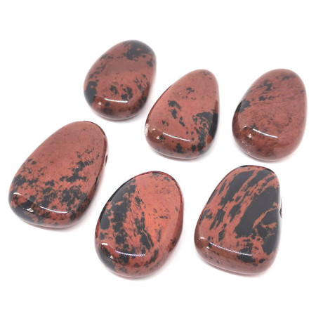 Obsidienne Acajou (Brune Ou Mahogany) - Pendentif Pierre Percée