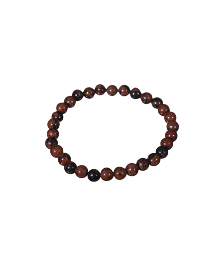 Obsidienne Mahagoni (acajou) - Bracelet Boules