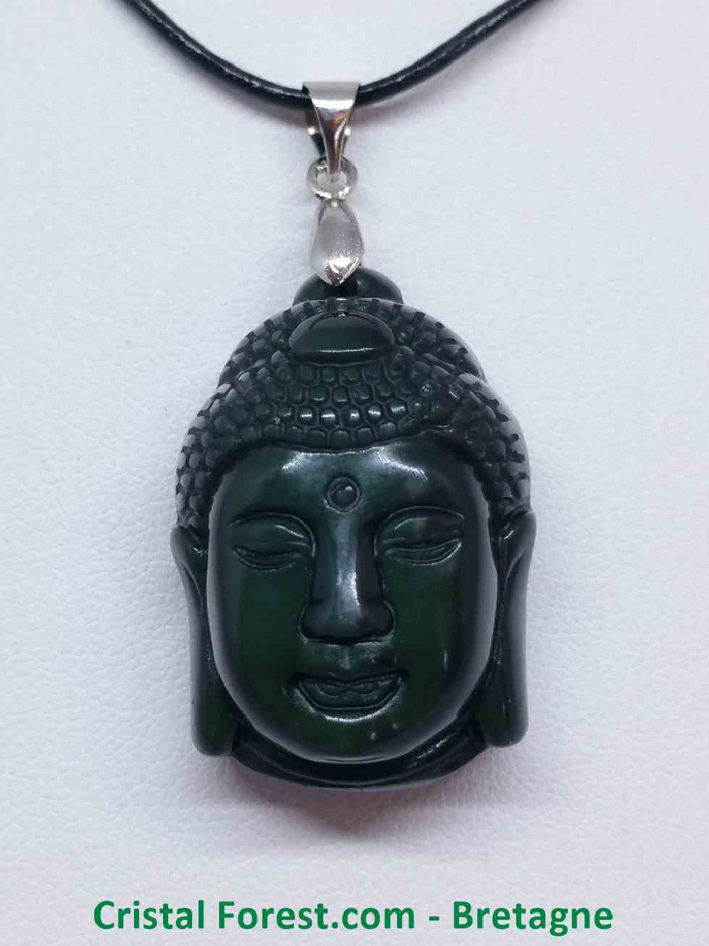 Obsidienne Manta Huichol (Mentogochol) - Pendentif Bouddha