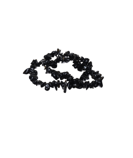 Obsidienne Noire - Bracelet Baroque (Chips)