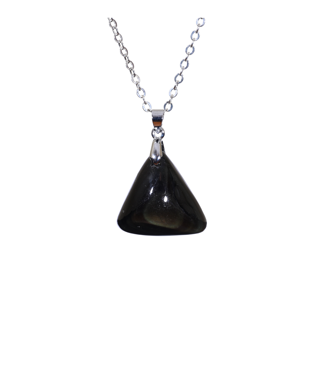 Obsidienne Oeil Céleste - Pendentif Bélière